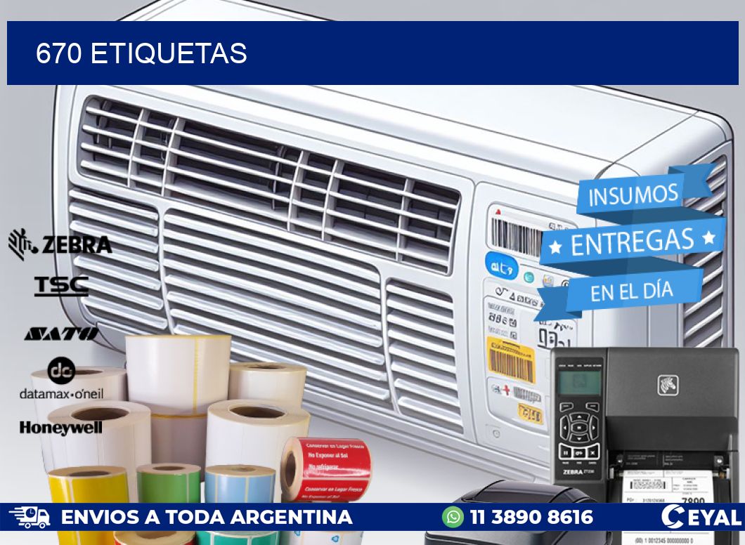 670 ETIQUETAS