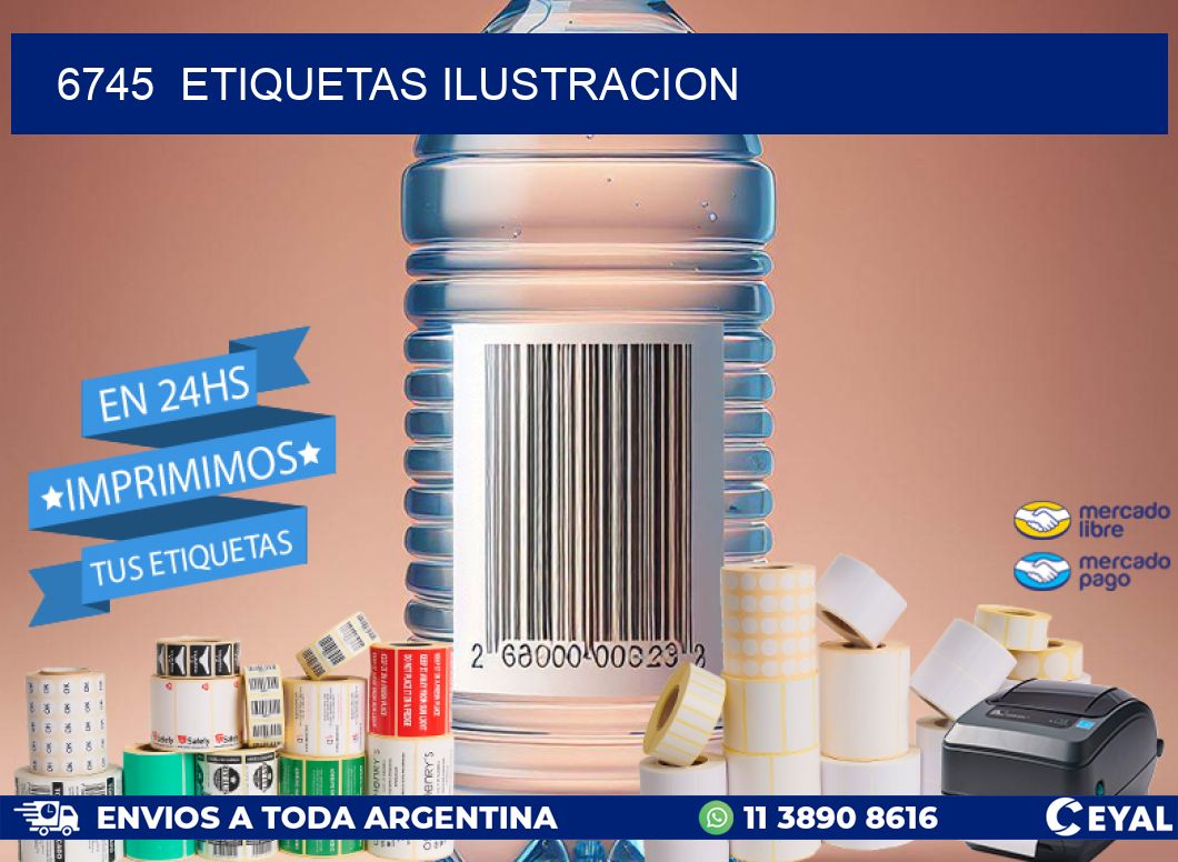 6745  ETIQUETAS ILUSTRACION