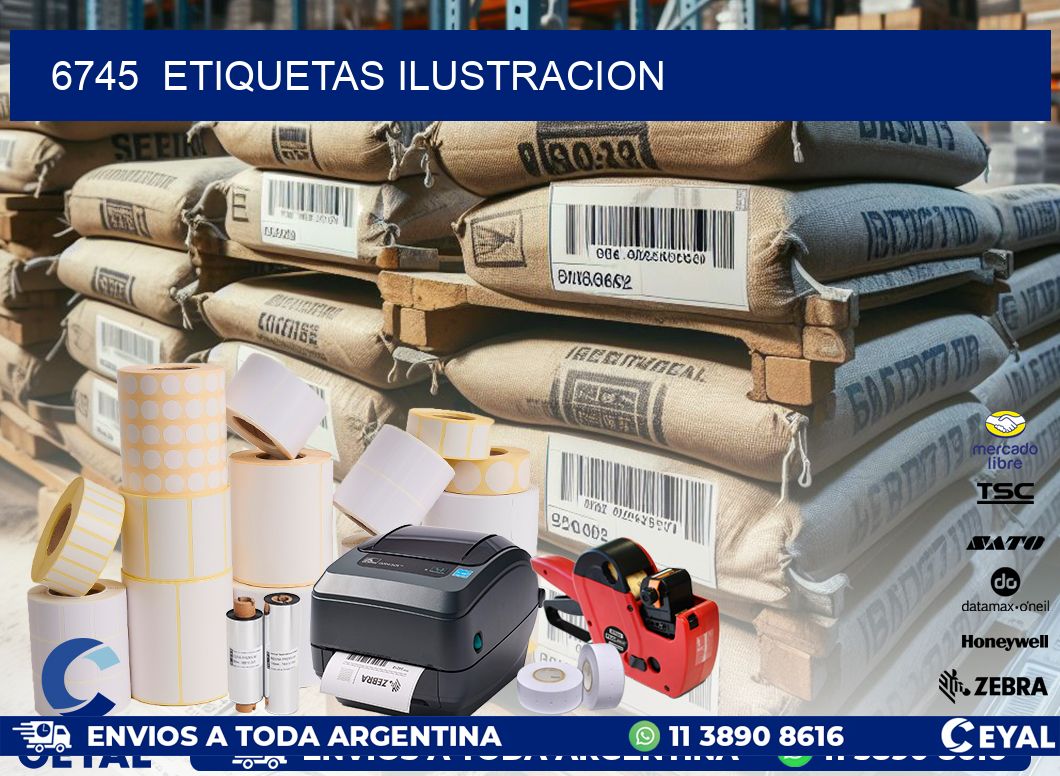 6745  ETIQUETAS ILUSTRACION