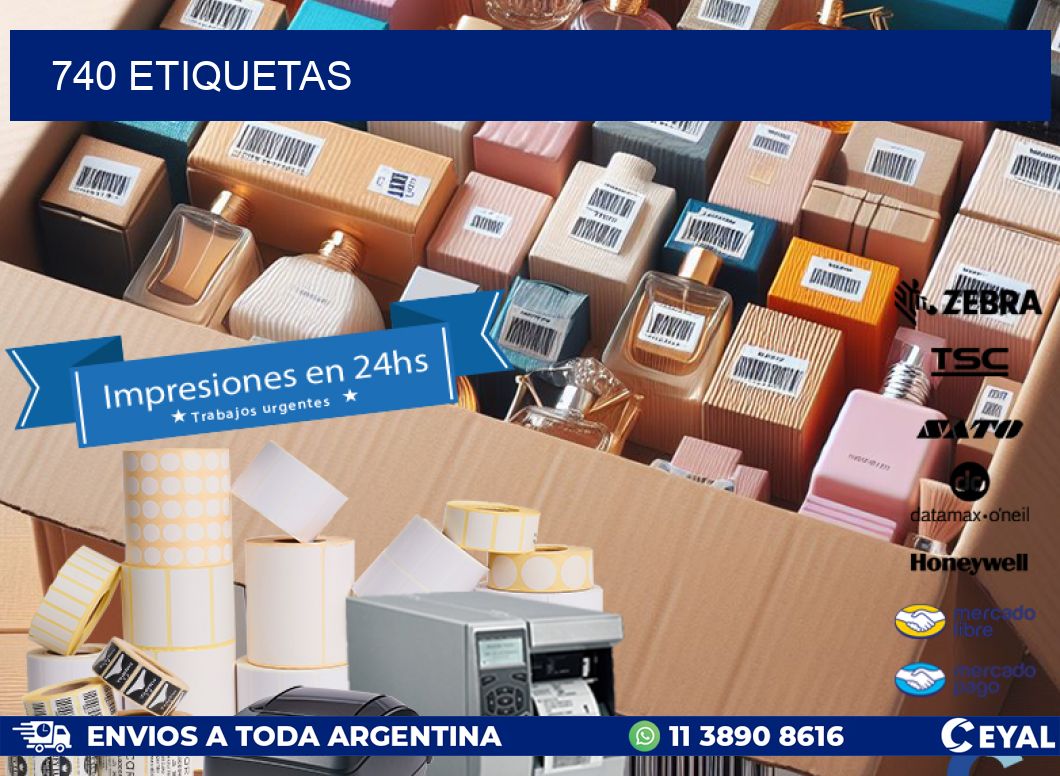 740 ETIQUETAS