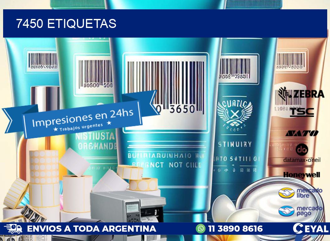 7450 ETIQUETAS