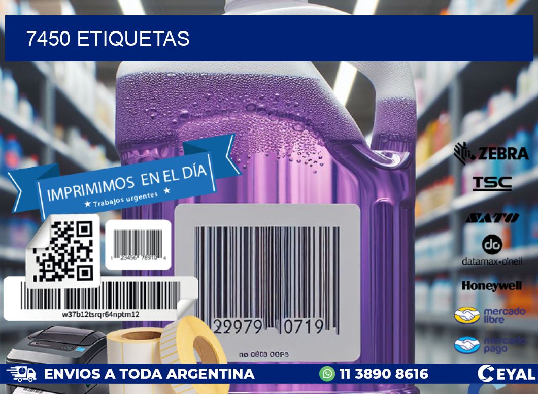 7450 ETIQUETAS