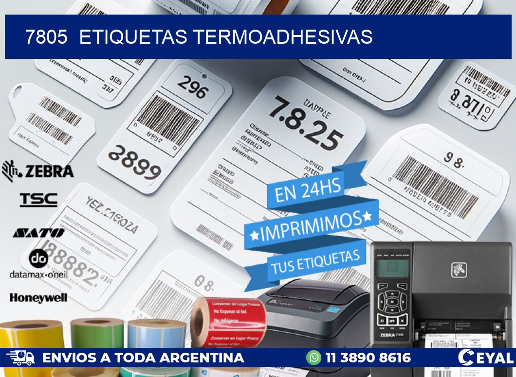 7805  ETIQUETAS TERMOADHESIVAS