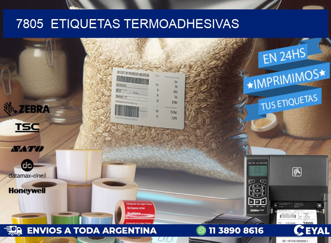 7805  ETIQUETAS TERMOADHESIVAS