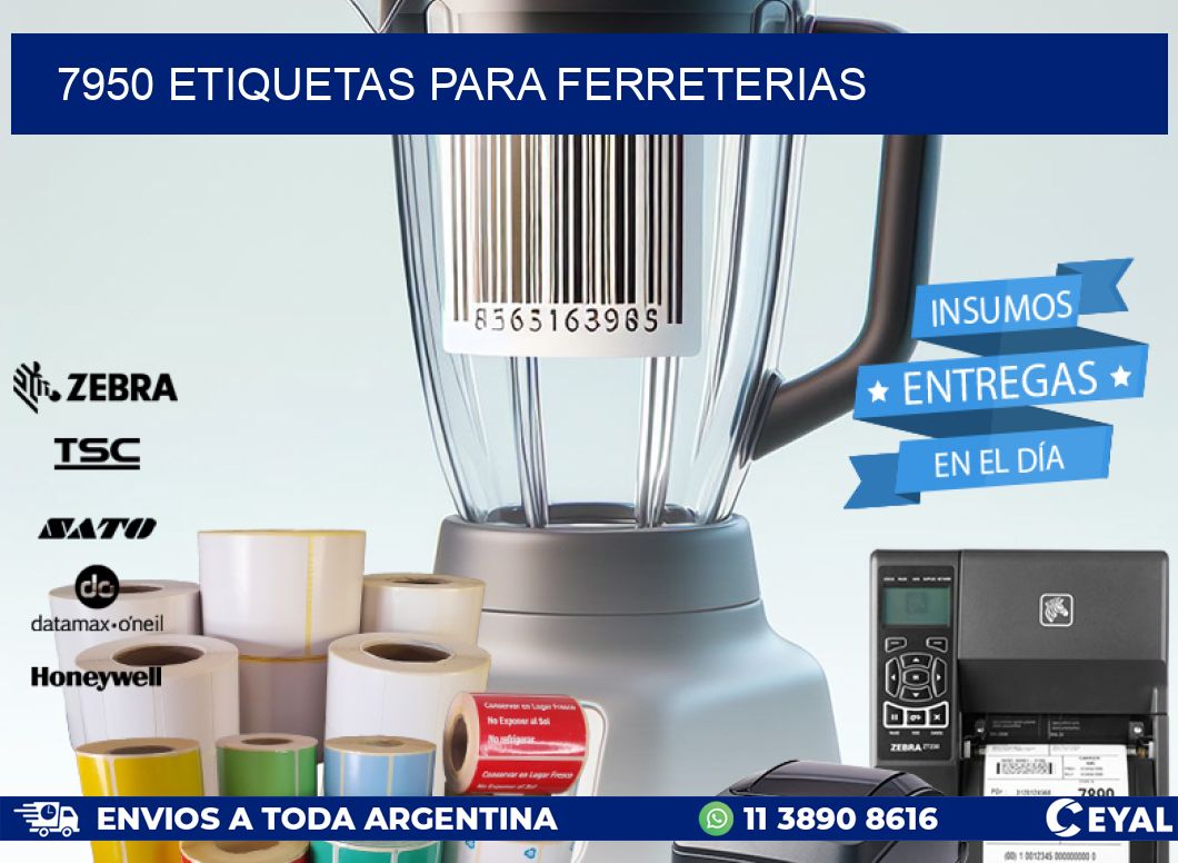 7950 ETIQUETAS PARA FERRETERIAS