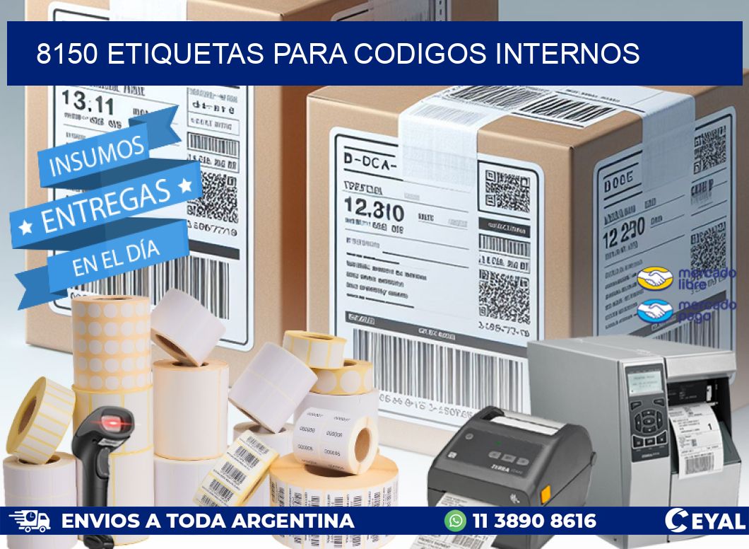 8150 ETIQUETAS PARA CODIGOS INTERNOS