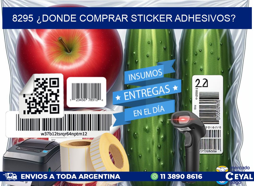 8295 ¿DONDE COMPRAR STICKER ADHESIVOS?