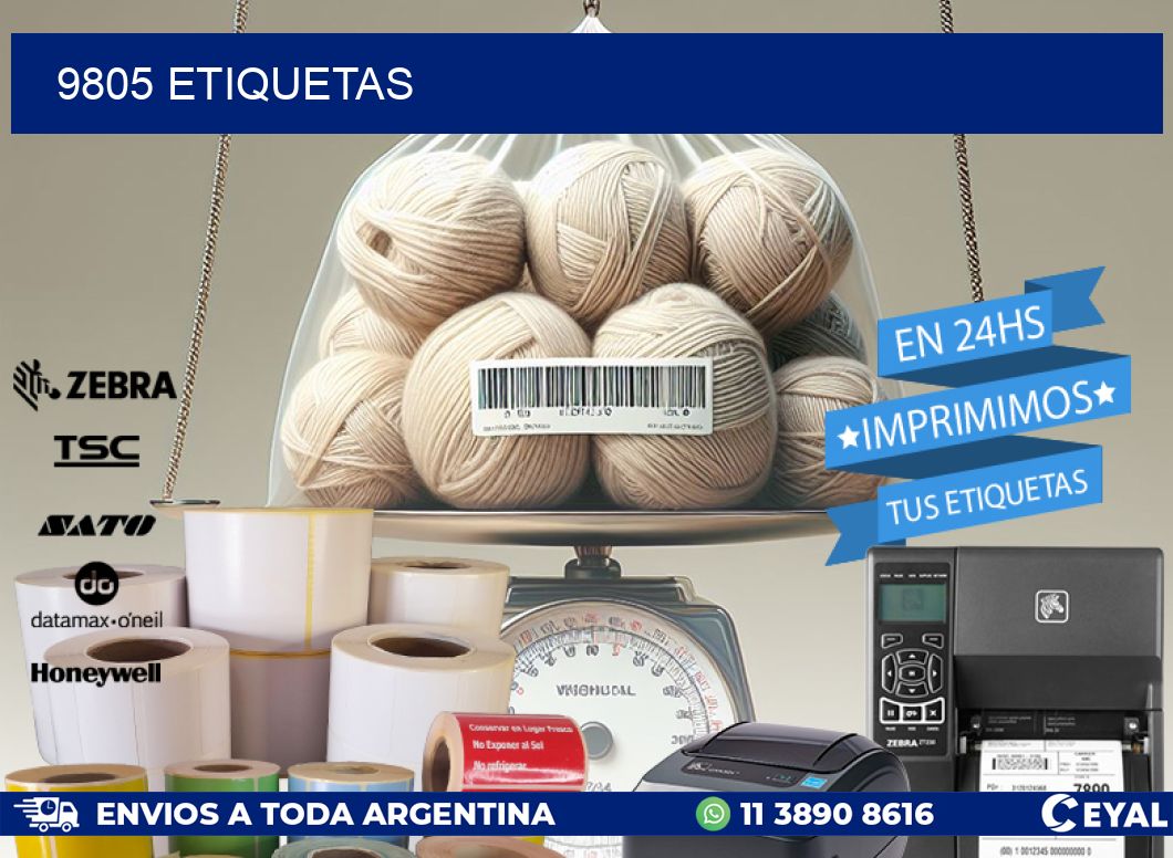 9805 ETIQUETAS
