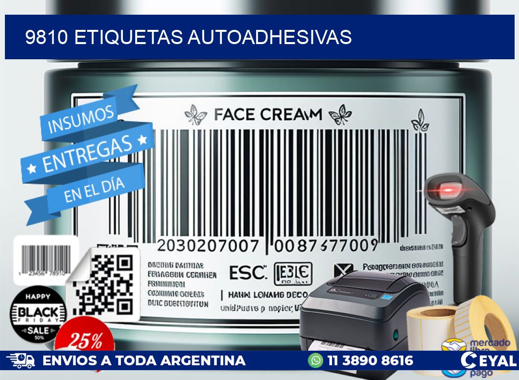 9810 ETIQUETAS AUTOADHESIVAS