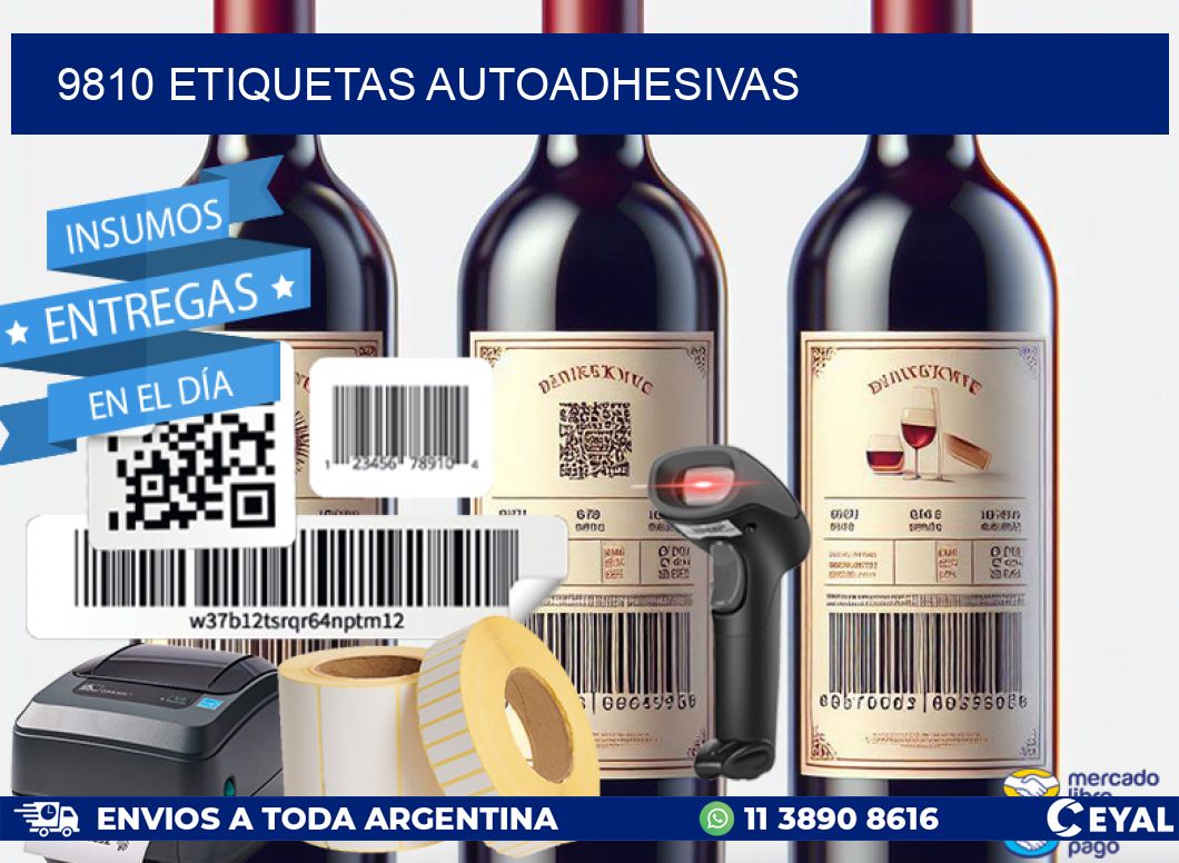 9810 ETIQUETAS AUTOADHESIVAS