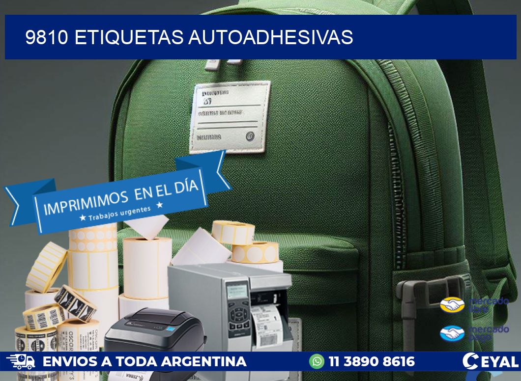 9810 ETIQUETAS AUTOADHESIVAS