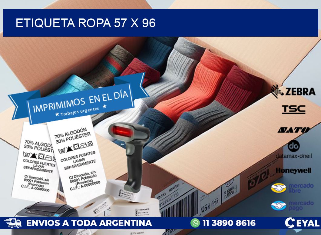 ETIQUETA ROPA 57 x 96