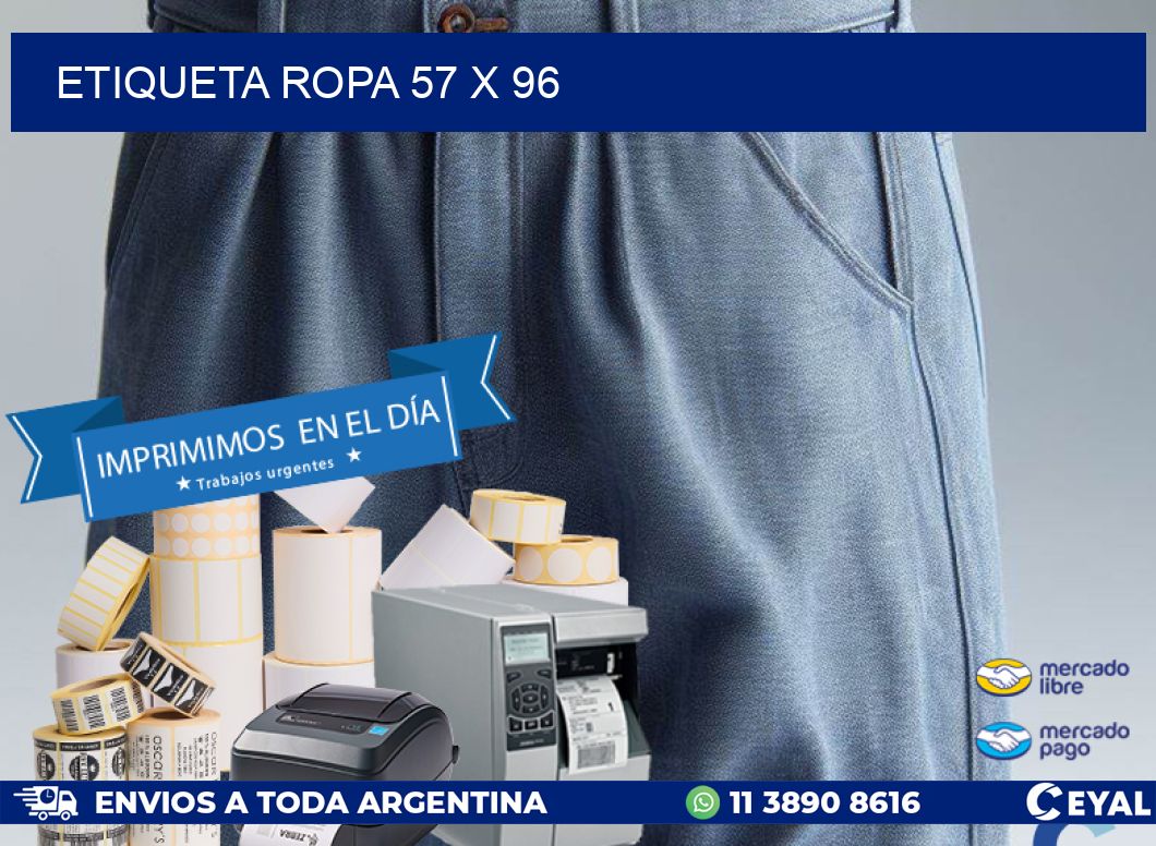 ETIQUETA ROPA 57 x 96