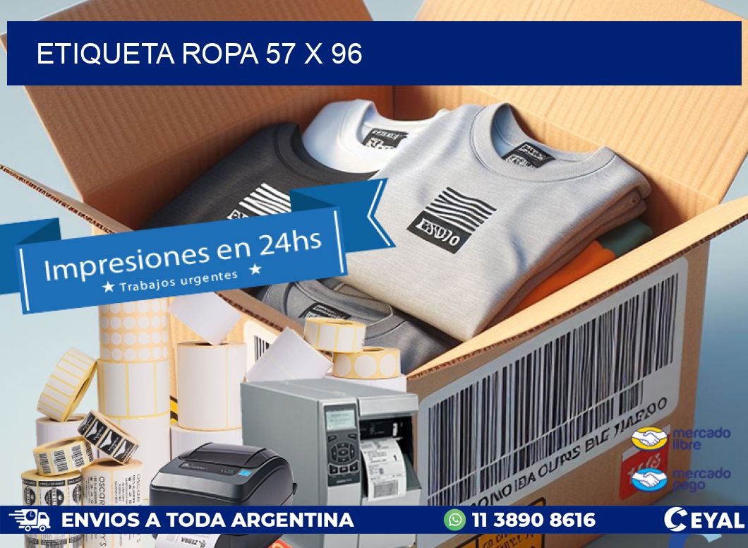 ETIQUETA ROPA 57 x 96