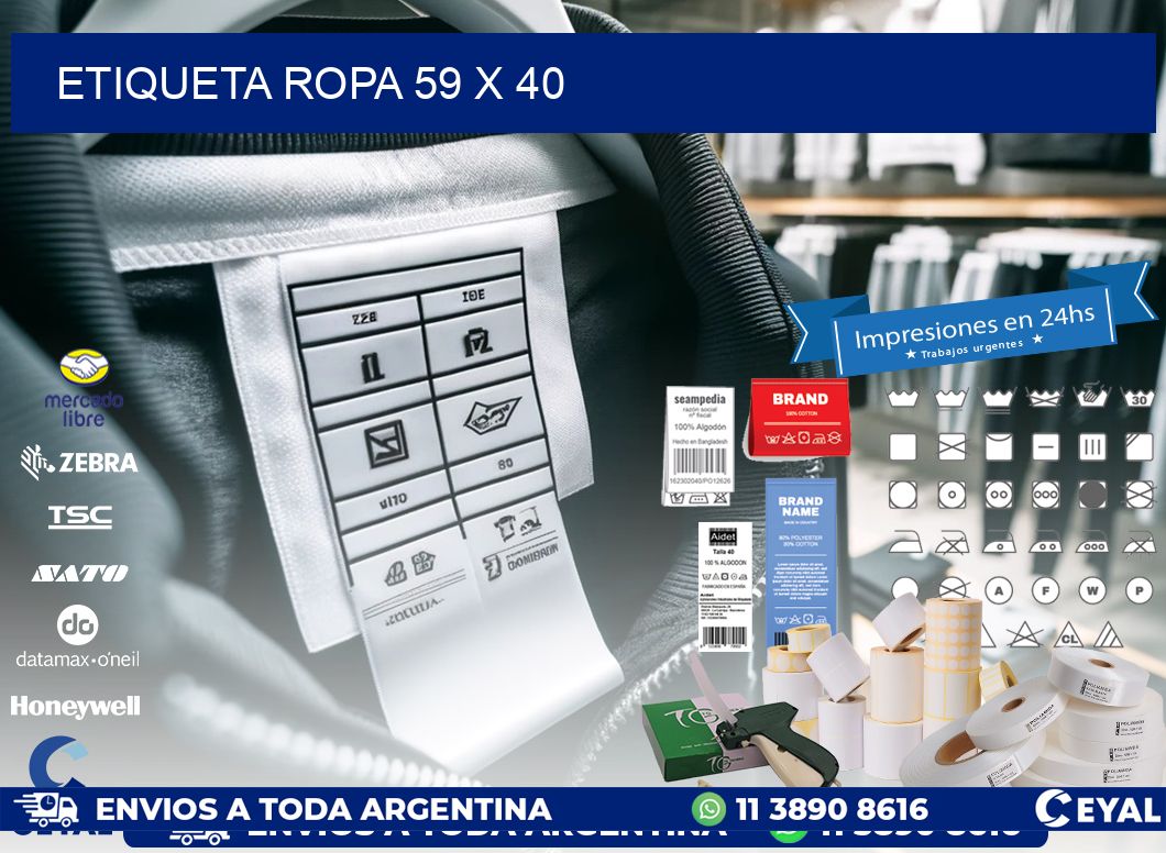 ETIQUETA ROPA 59 x 40