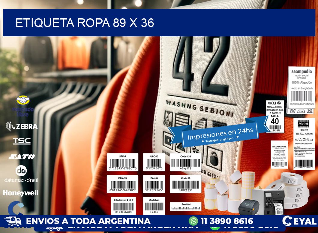 ETIQUETA ROPA 89 x 36