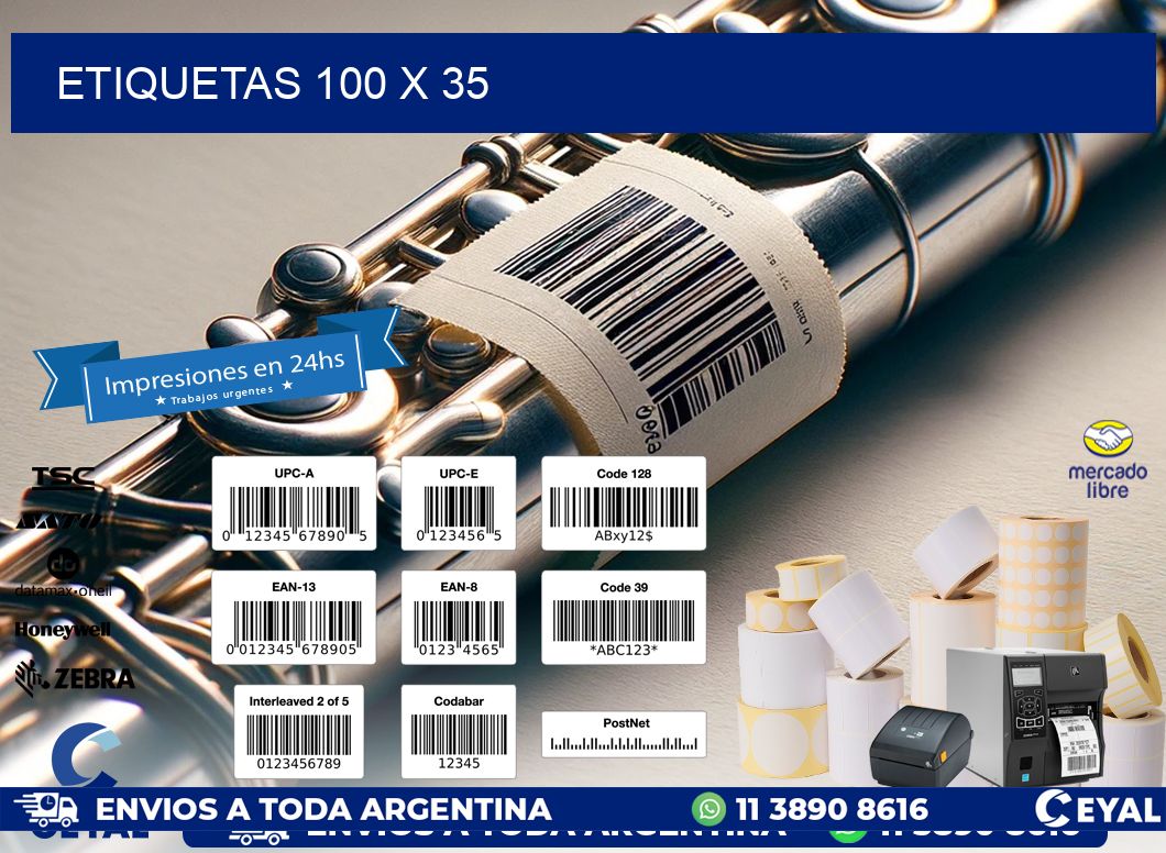 ETIQUETAS 100 x 35