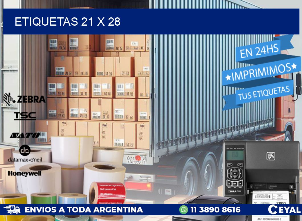 ETIQUETAS 21 x 28