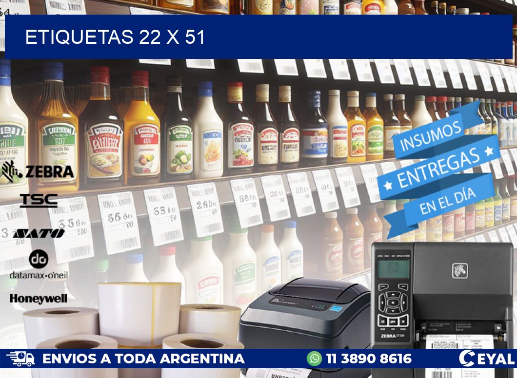 ETIQUETAS 22 x 51