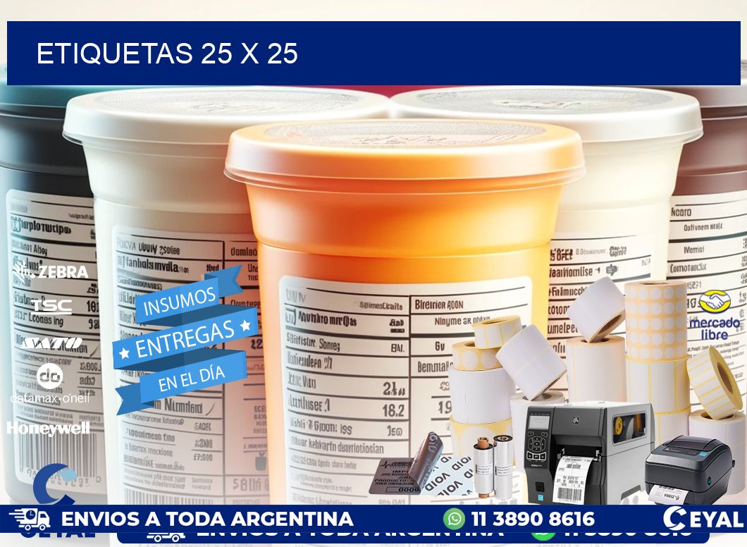 ETIQUETAS 25 x 25
