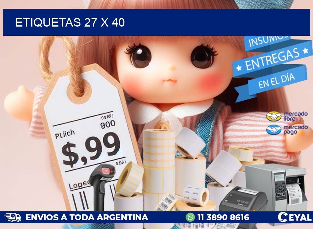 ETIQUETAS 27 x 40