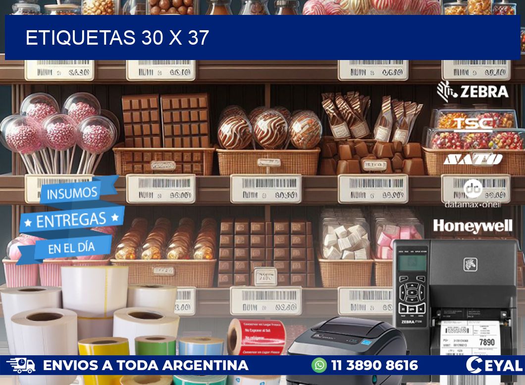 ETIQUETAS 30 x 37