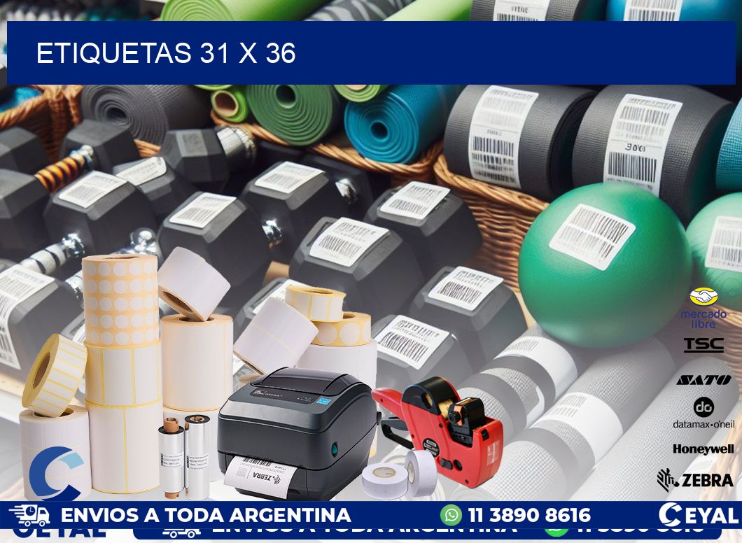 ETIQUETAS 31 x 36