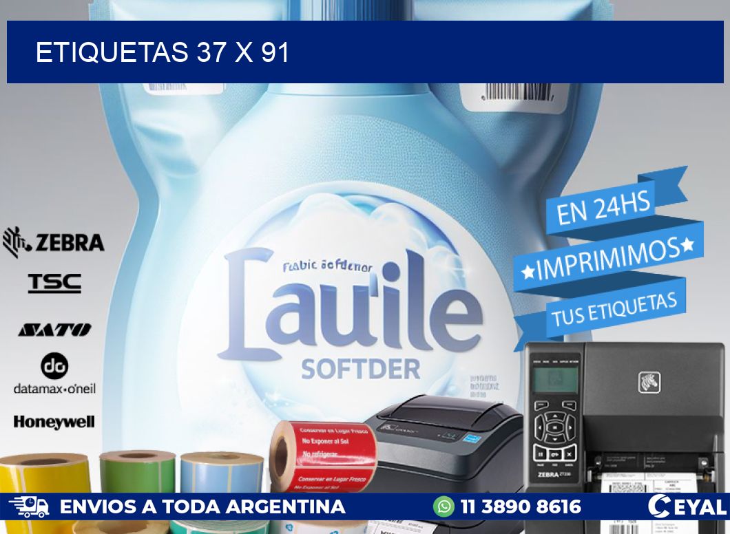 ETIQUETAS 37 x 91