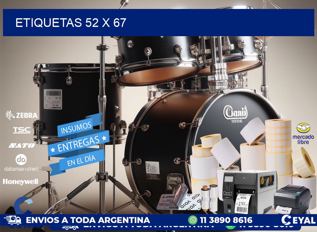 ETIQUETAS 52 x 67
