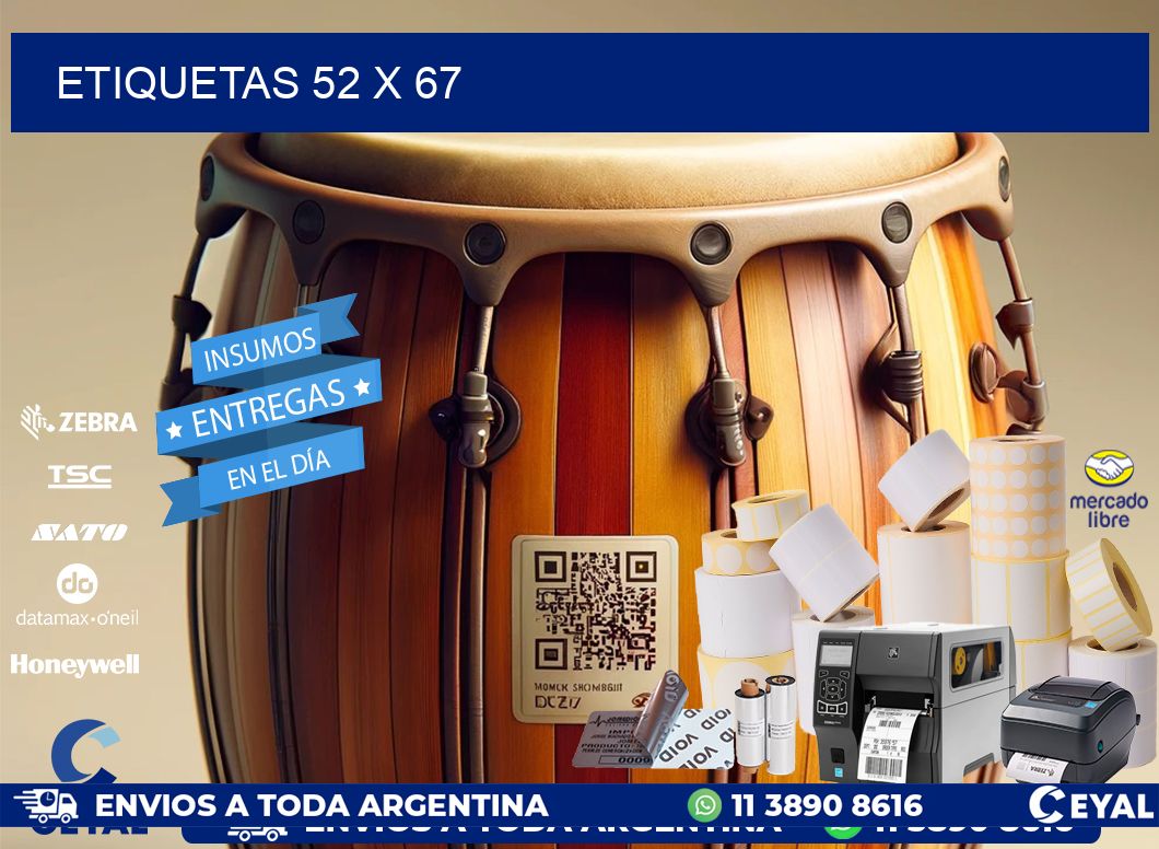ETIQUETAS 52 x 67