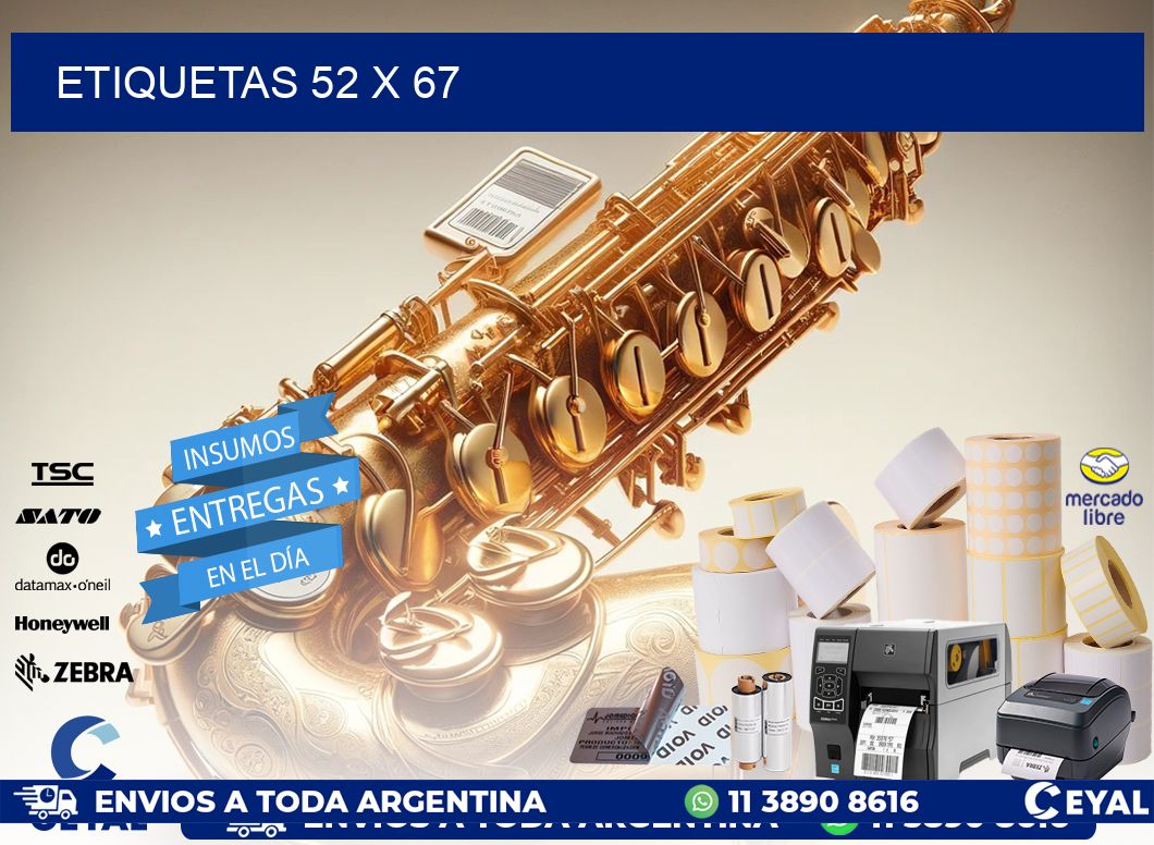 ETIQUETAS 52 x 67