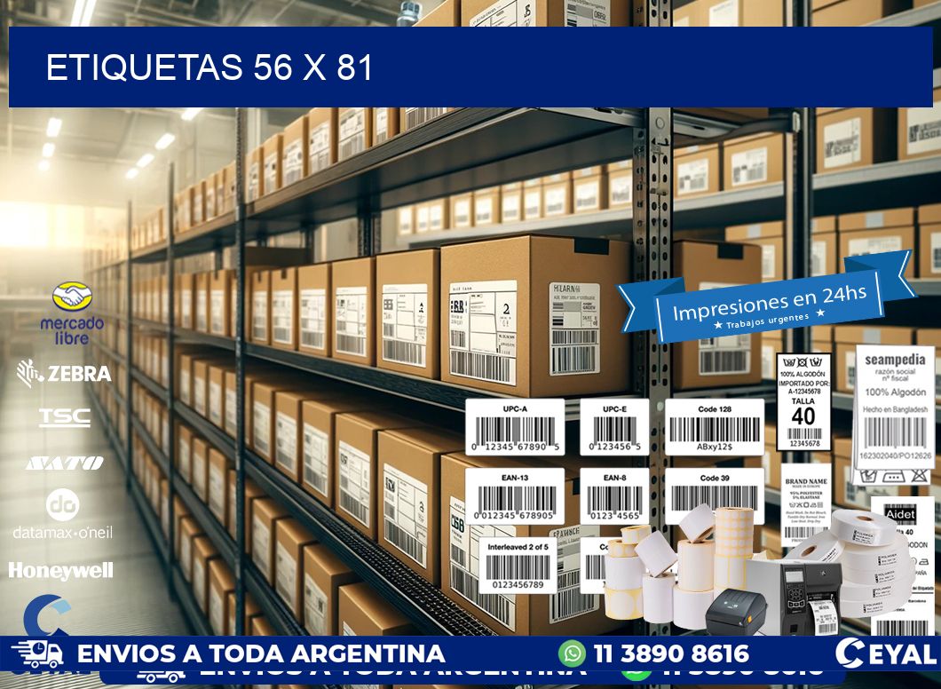 ETIQUETAS 56 x 81