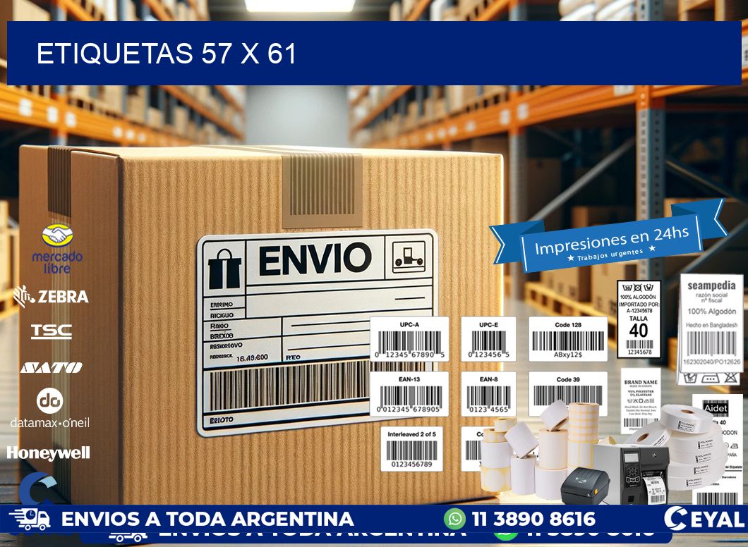 ETIQUETAS 57 x 61