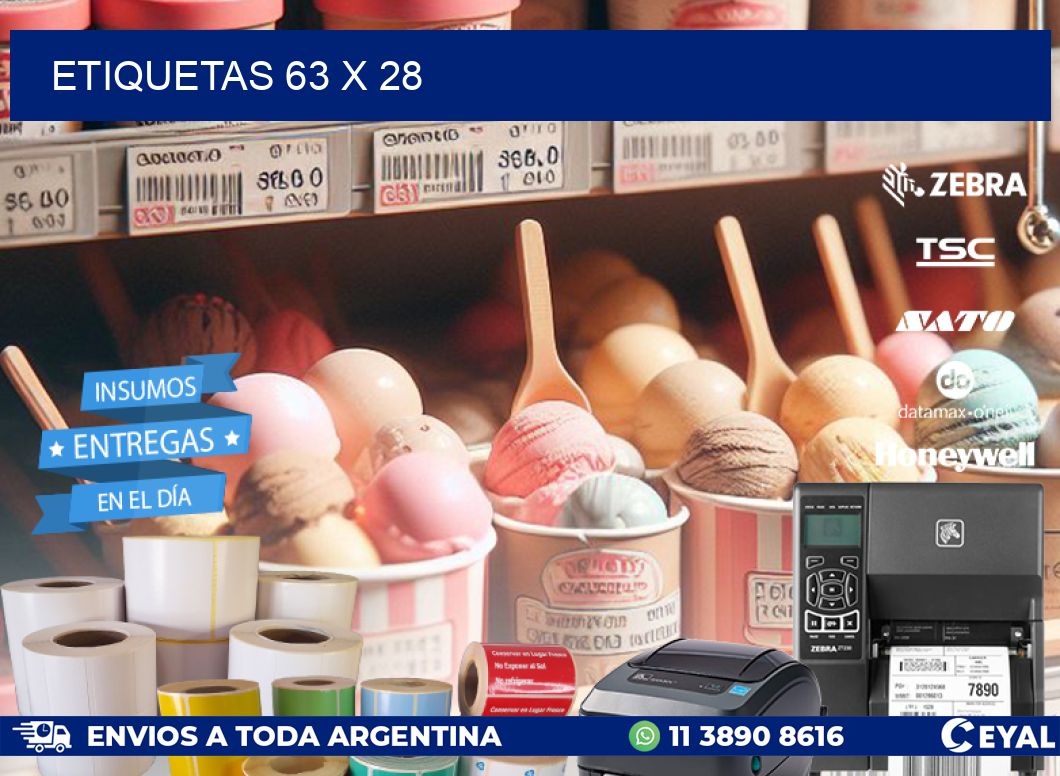 ETIQUETAS 63 x 28