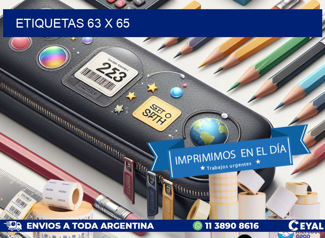 ETIQUETAS 63 x 65