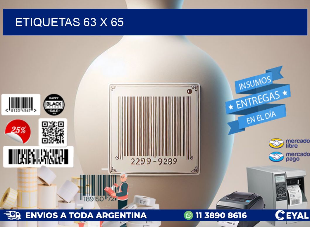 ETIQUETAS 63 x 65