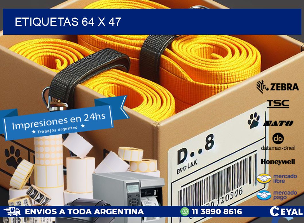ETIQUETAS 64 x 47