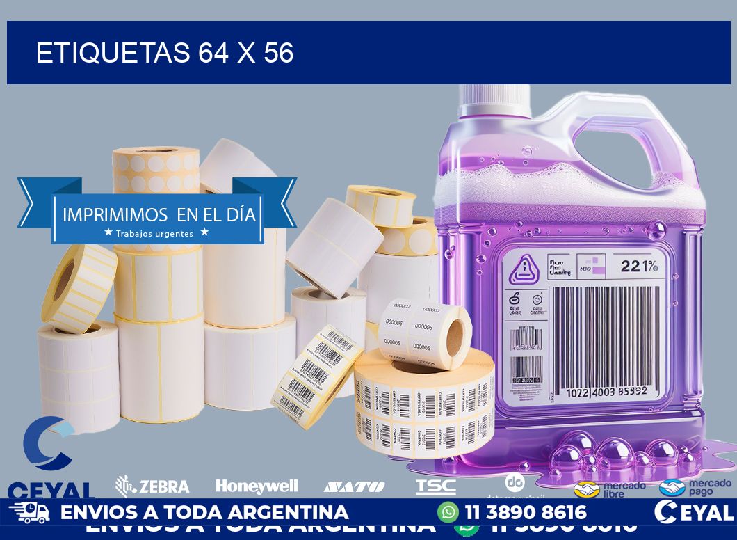 ETIQUETAS 64 x 56