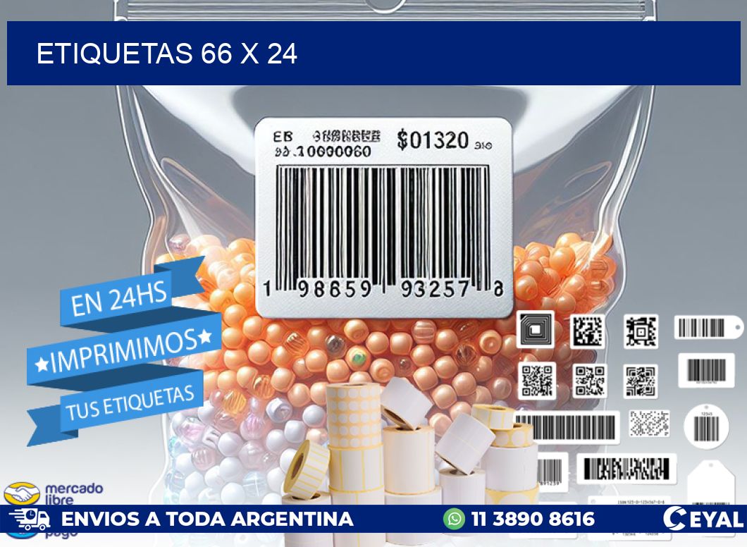 ETIQUETAS 66 x 24