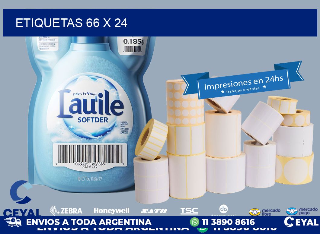 ETIQUETAS 66 x 24