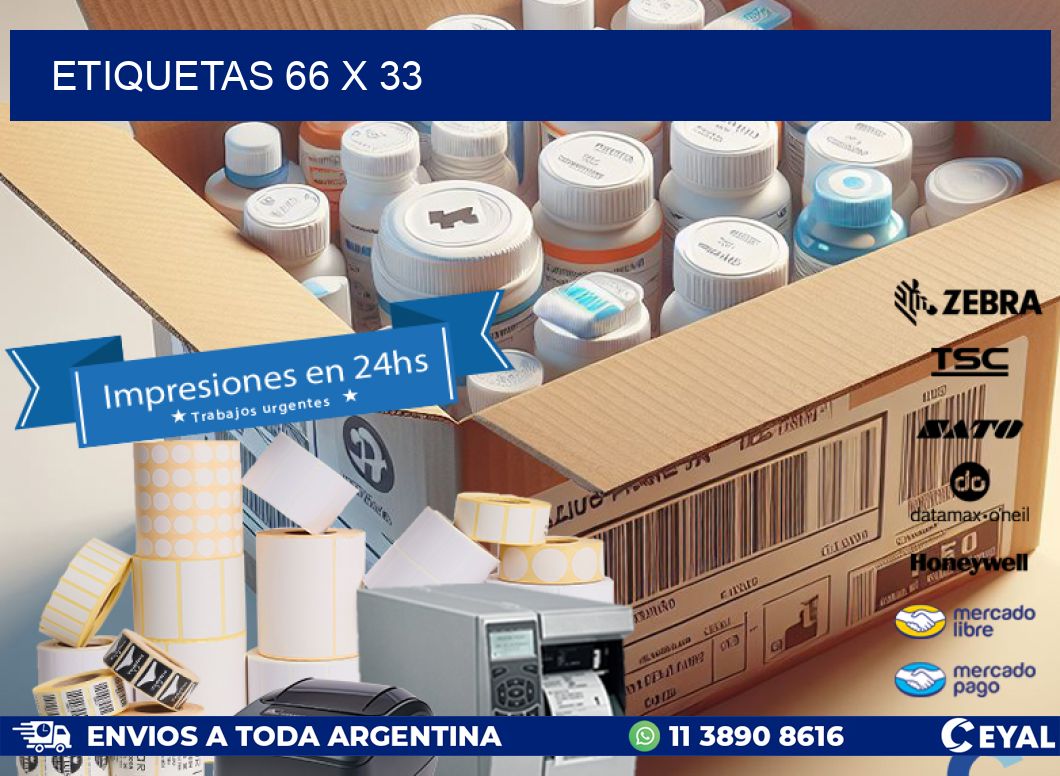 ETIQUETAS 66 x 33