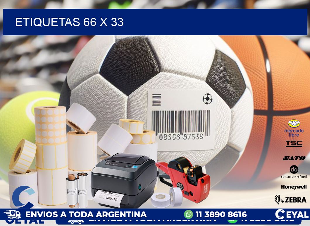ETIQUETAS 66 x 33