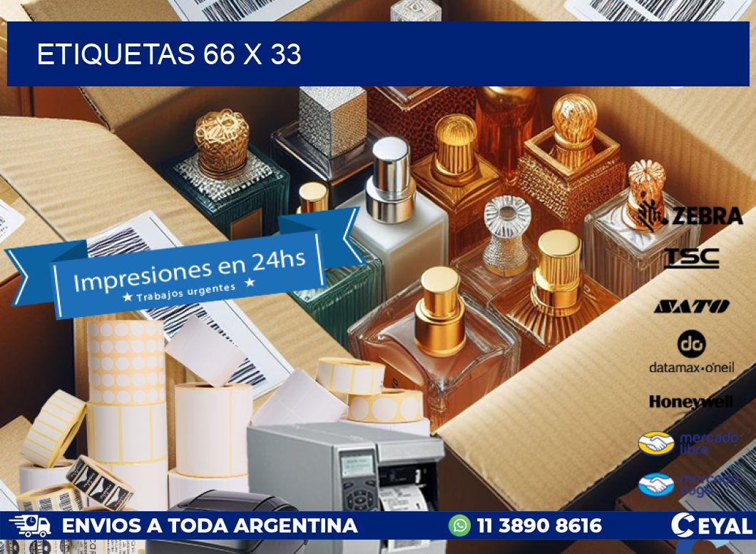 ETIQUETAS 66 x 33