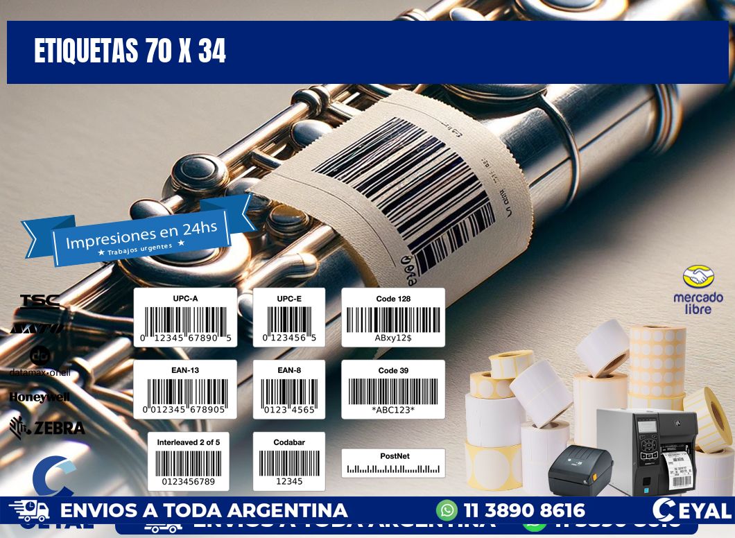 ETIQUETAS 70 x 34