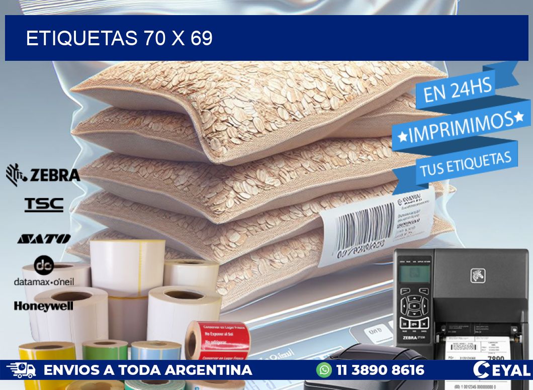 ETIQUETAS 70 x 69