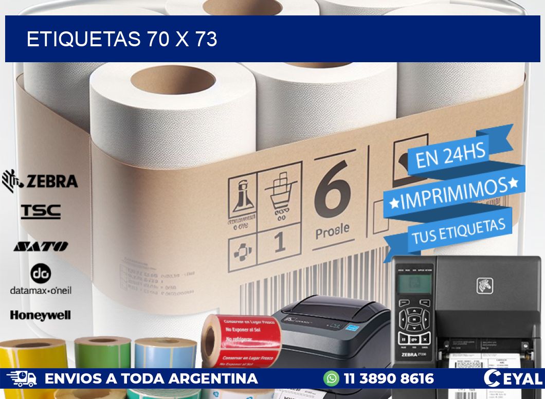 ETIQUETAS 70 x 73