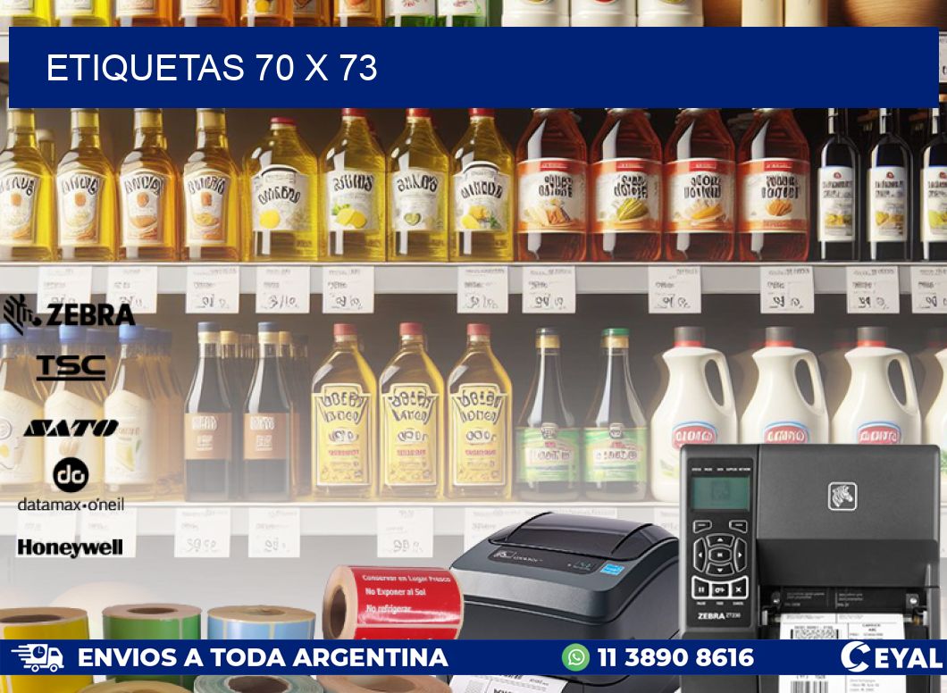 ETIQUETAS 70 x 73