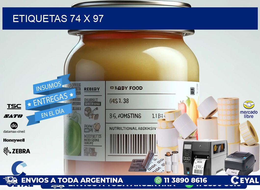 ETIQUETAS 74 x 97