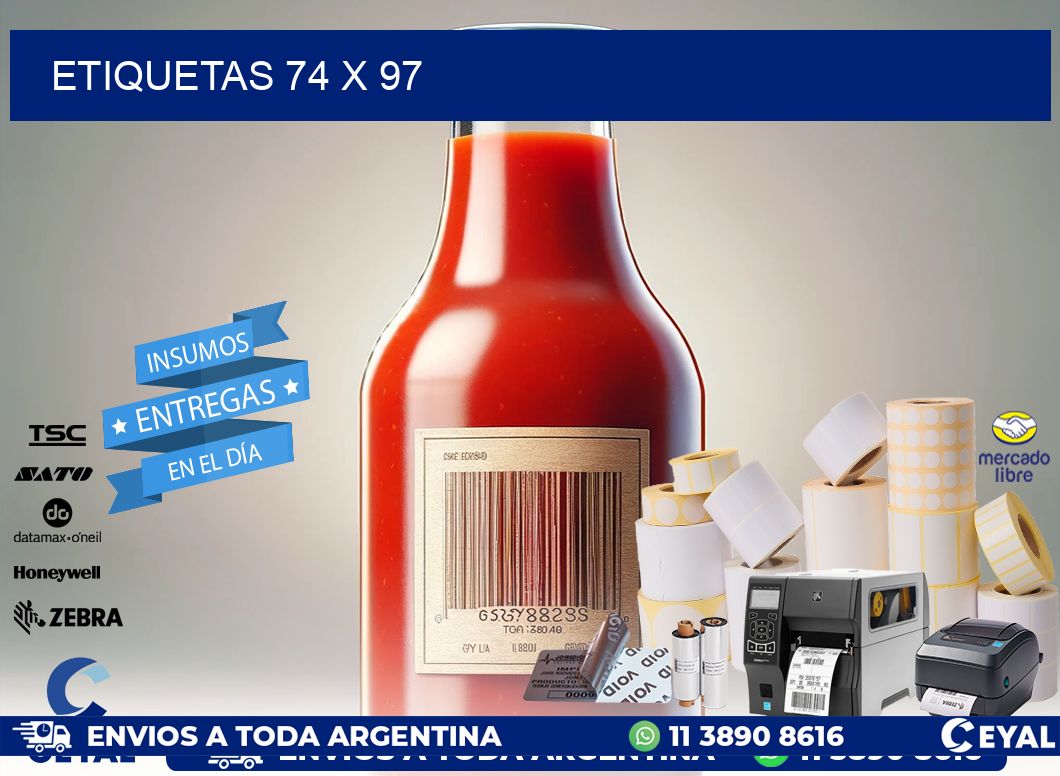 ETIQUETAS 74 x 97
