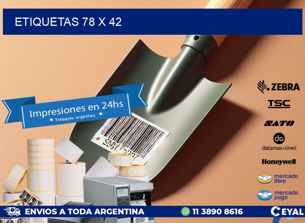 ETIQUETAS 78 x 42
